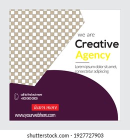social media post design  for all social media