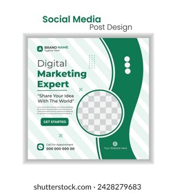 Social media post design, banner advertising are currently being produced by an Editable Expert digital marketing agency. Corporate banner ads for online promotion, vector-format Stories flyer poster