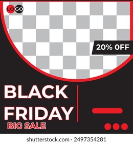 SOCIAL MEDIA POST DESIGN OF THE BLACK FRIDAY