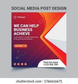 social media post design , corporate post design