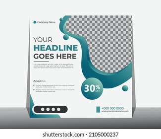 social media post design, Corporate and Creative online Business marketing social media banner design template