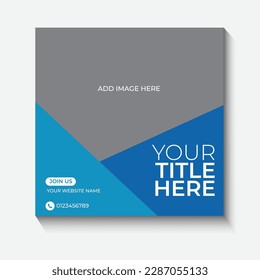 social media post design, digital media banner design