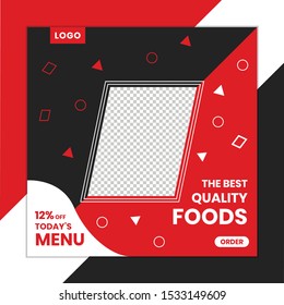 Social Media Post Design For Food Promotion