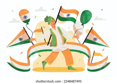 Social Media Post design of happy Indian republic day template. happy republic day India greetings. vector illustration design.