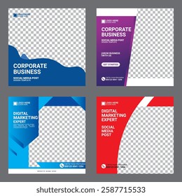 social media post design packs for marketing campaigns