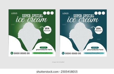 Social media post design and poster graphic
