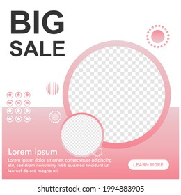 social media post design. ready use vector design template.