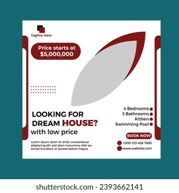 social media post design, Real estate social media post design,