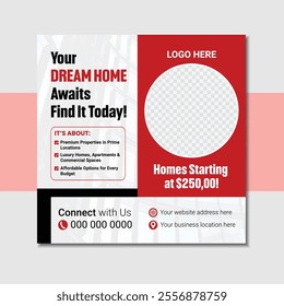 Social Media Post Design for Real Estate Agency