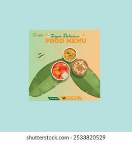 Social Media Post design related food branding