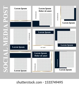 social media post design template