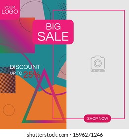 social media post design template