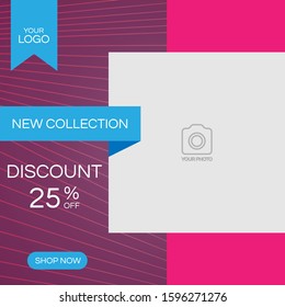 social media post design template