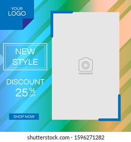 social media post design template