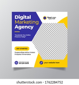 Social media post design template Slides abstract Unique Editable modern Social Media banner Elegant sale and discount promo - Vector. fashion sale social media post design.