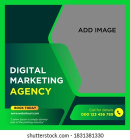 social media post design template Premium Vector with eps 10