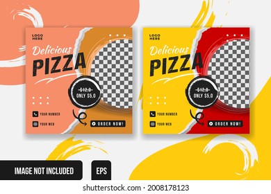 Social Media Post Design Template Food