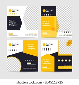 Social media post design template