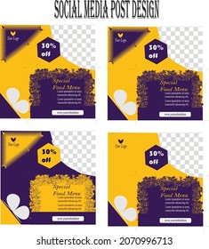 Social Media Post Design Template