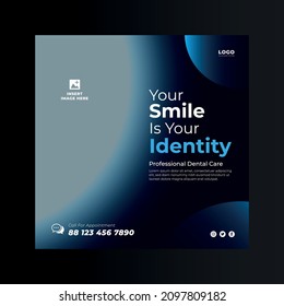 Social Media Post Design Template For Dentist