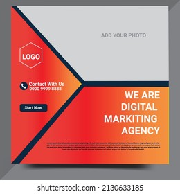 Social Media Post Design Template 