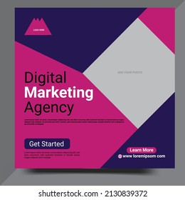 Plantilla de diseño de publicaciones en medios sociales 