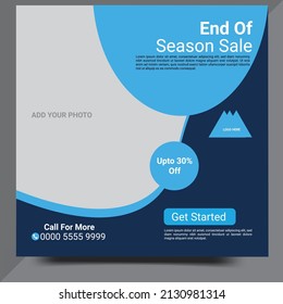 Social Media Post Design Template 