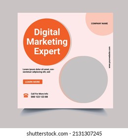 plantilla de diseño de publicaciones en medios sociales