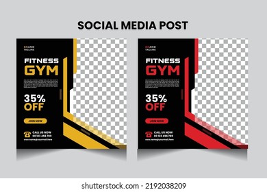 Social Media Post Design Template 

