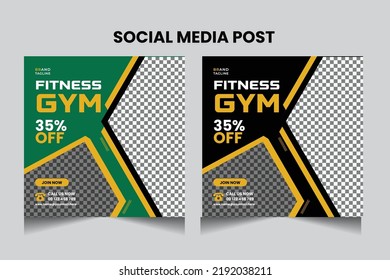 Plantilla de diseño de publicaciones en medios sociales 

