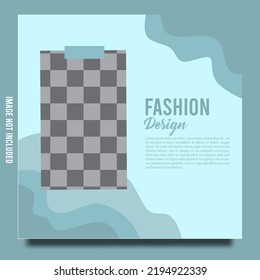 social media post design template, with wavy style, suitable for promotion of your business on social media