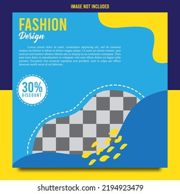 social media post design template, with wavy style, suitable for promotion of your business on social media