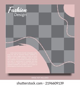 Social media post design template, with wavy style, suitable for promoting your business on social media