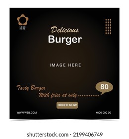 social media post design template