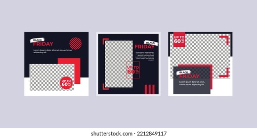 social media post design template Premium Vector