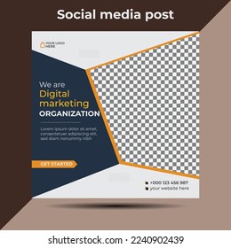 social media post design template
