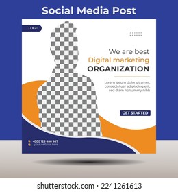 social media post design template
