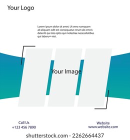 Design-Vorlage für Social Media-Post mit modernem Thema und Design-Illustration und Vektorgrafik