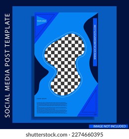 Plantilla de diseño de publicaciones en medios sociales adecuada para la promoción de su negocio