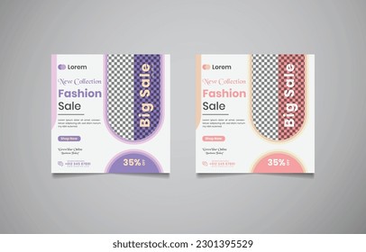Plantilla de diseño de publicaciones en medios sociales | Plantilla de diseño de publicación de medios sociales limpia y llamativa | Business Social Media Post | Concepto minimalista y moderno