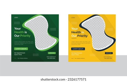Plantilla de diseño de publicaciones en medios sociales