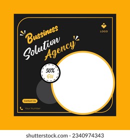 Social media post design template Premium Vector.