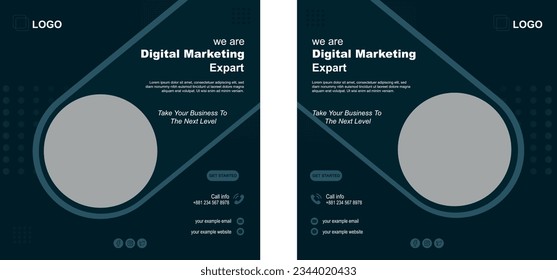 Social media post design template