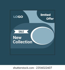 Paket mit Vorlagen für Social Media-Post-Design, Premium-Vektorgrafik.