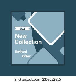 Social media post design template bundle,Premium Vector.