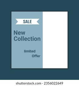 Social media post design template bundle,Premium Vector.