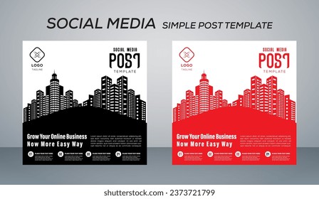 Social Media Post design template 