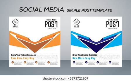 Social Media Post design template 