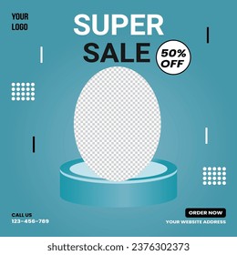 Plantilla de diseño de publicaciones en medios sociales