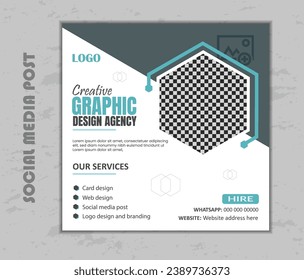 Plantilla de diseño de publicaciones en medios sociales
